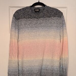 Scotch & Soda Men's Crewneck Sweater - Gray, Pink, Cream